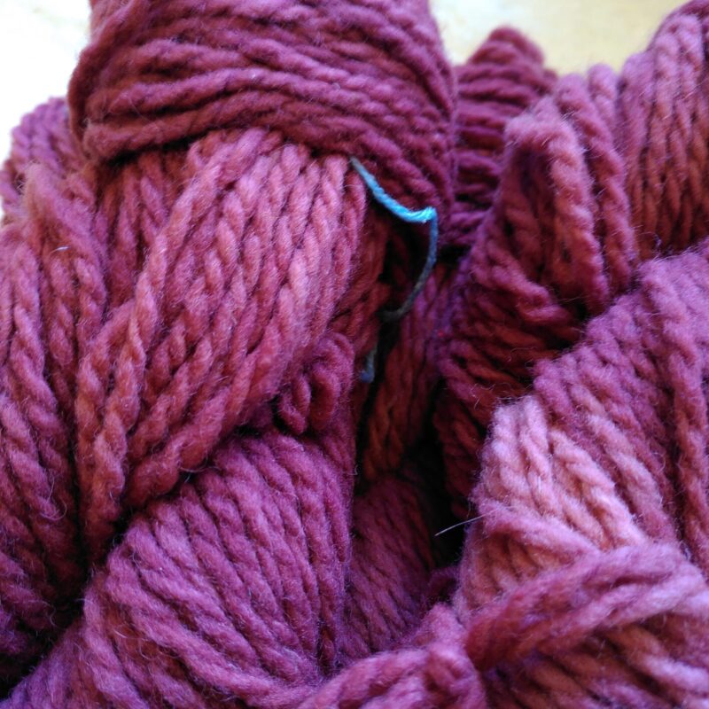 Fil a tricoter laine locale bio teinture ecologique la laine des coccinelles