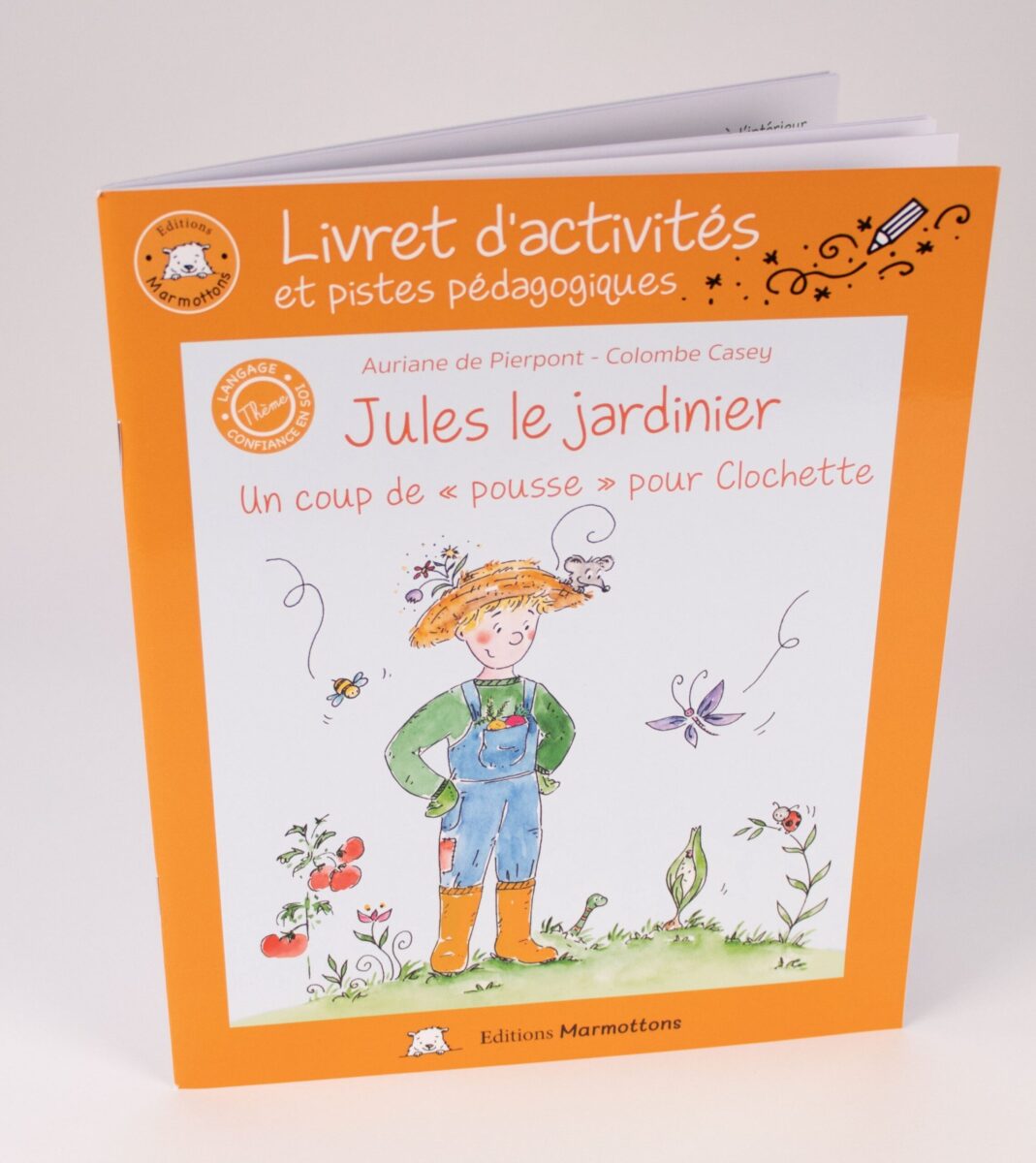 Livre d'activité pour enfants "Jules le jardinier"