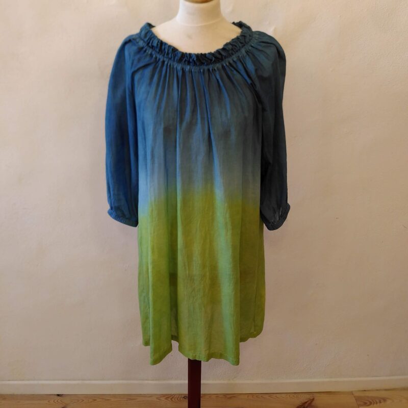 Robe ou tunique en coton bio teinture végétale