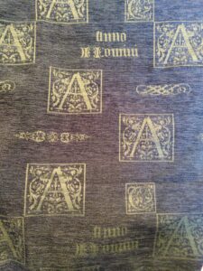 Tissu extérieur de la marmite norvégienne - Marmitou en velours gris-bleu