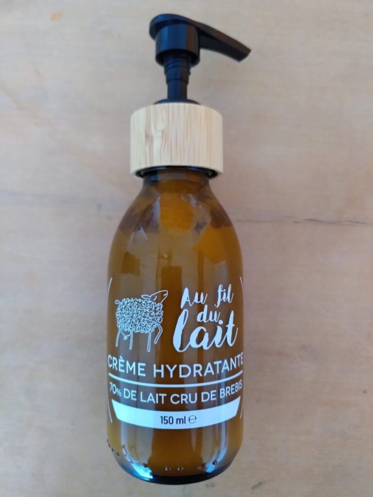 Crème hydratante super naturelle au lait de brebis