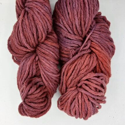 Écheveau Violet et rouge - 10 brins - super bulky - aiguilles +-10-12