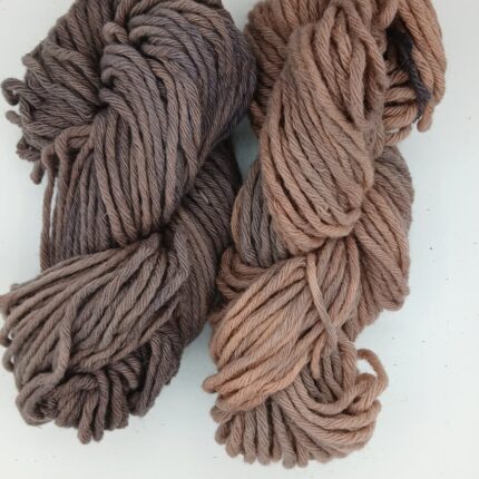 Écheveau Gris poudré - 10 brins - super bulky  - aiguilles +-10-12