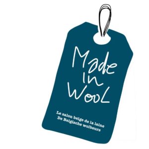 Logo du salon belge de la laine Made in Wool fin septembre à Court saint Etienne