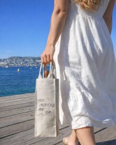 Sac pour emporter une bonne bouteille en pique-nique ou à la plage