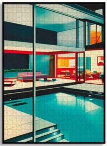 Puzzle français au design contemporain