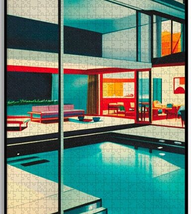 Puzzle français au design contemporain