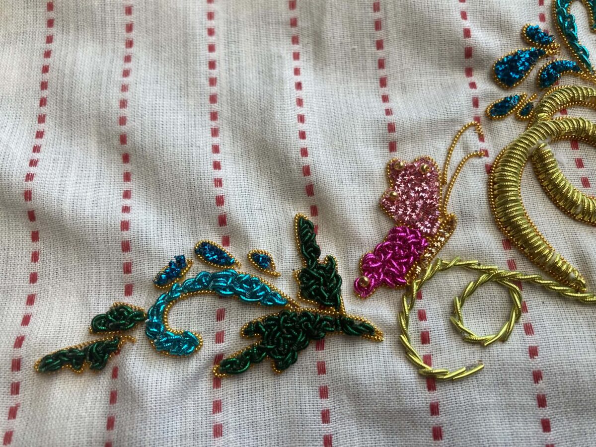 Initiation à la broderie d'or en Gaume
